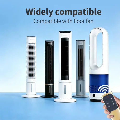 Vista 2 de Replacement Remote for Dreo Tower Fan & Space Heater Remote Gold Easy setup, no programming needed