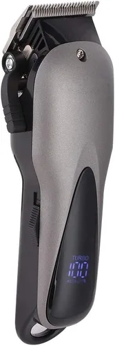 Vista 8 de LED Adjustable Hair Clipper Trimmer Electric Barber Hair Cutter with USB Charging for Men Women Professional Styling Black