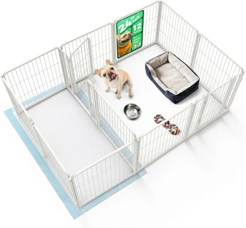 Vista 6 de FXW Homeplus Unleashed Corralito para Perros de Interior - Juego Sin Estrés y Seguro, Resistente de 24 Pulgadas 2 Paneles Corralito para Cachorros