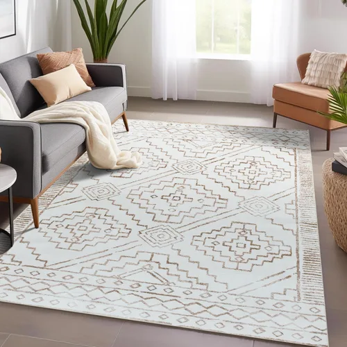 Vista 85 de jinchan - Tapete de pasillo marroquí de 2 x 6 pies con líneas, bohemio, lavable, para cocina, suave, geométrico, de lana sintética, antideslizante
