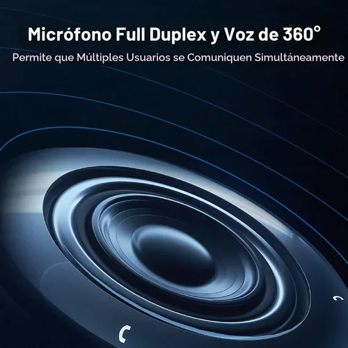 Vista 2 de Yealink Altavoz Bluetooth Micrófono de conferencia Equipos Certificado CP700 USB Full Duplex Algoritmo de reducción de ruido Oficina en casa 360°