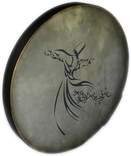 Vista 3 de SALA MÜZIK ALETLERI Pintura persa DAF, Deff, Def, Erbane, Bendir con estuche blando