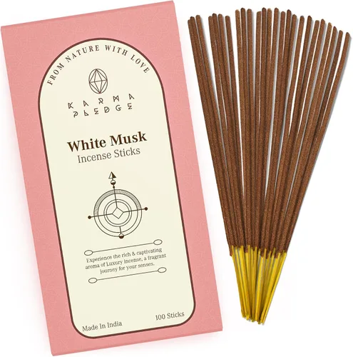 Vista 64 de Bakhoor - Varitas de incienso orgánicas sumergidas a mano, 100 varillas con hierbas naturales e ingredientes aromáticos, tiempo de combustión de 45