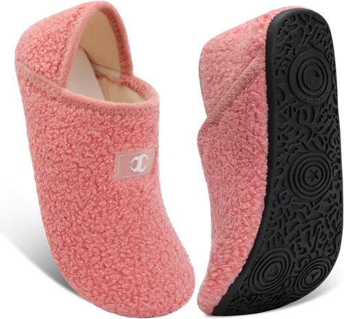 Vista 11 de Scurtain - Zapatillas de casa para mujer y hombre, zapatos de casa, calcetines cómodos, zapatos ligeros unisex para adultos descalzos
