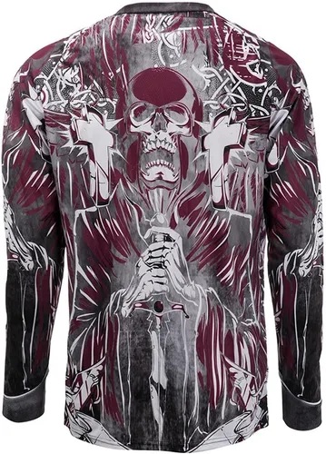 Vista 177 de Hotlion Camiseta de ciclismo para hombre, manga larga, MTB Motocross, ropa de carreras todoterreno