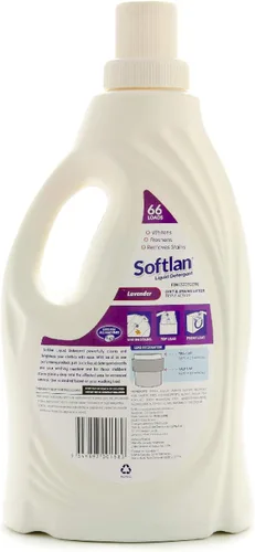 Vista 2 de Softlan Detergente Líquido Aroma Lavanda 67oz Manchas y Suciedad Blanqueamiento Ropa