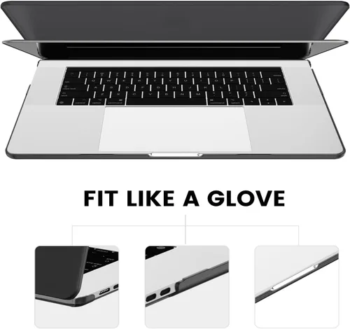 Vista 4 de iCasso Funda para MacBook Air de 15 pulgadas 2025 2024 2023 versión A3241 M4 A3114 M3 A2941 M2 Chip, carcasa rígida, funda, protector de pantalla