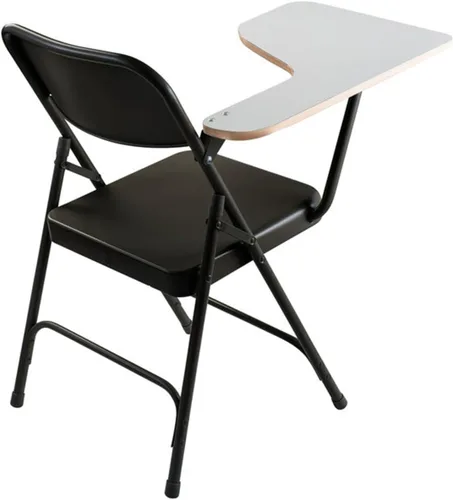 Vista 3 de National Public Seating Silla plegable con brazo para tableta de la serie NPS 5200