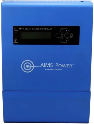 Vista 8 de AIMS Power SCC80AMPPT Controlador de carga solar MPPT de 80 amperios; carga sistemas solares de 12, 24, 36 y 48 voltios; carga de 4 etapas; selector