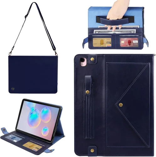Vista 92 de Funda tipo bolso para iPad mini de 5ª/4ª/3ª/2ª/1ª generación de 7.9 pulgadas, Techcircle funda ligera tipo folio con soporte bandolera con billetera