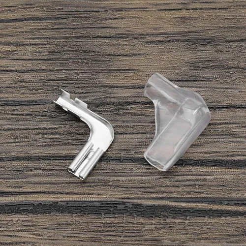 Vista 7 de ECSiNG 50 conectores de pala de terminal de crimpado de 0.110 in en ángulo de 90° con 50 fundas aislantes para interruptor de equipo, quad