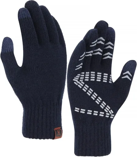 Vista 13 de FZ FANTASTIC ZONE Guantes de invierno para hombre, cálidos, térmicos, suaves, de lana, para pantalla táctil, para mujer