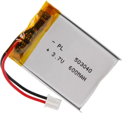 Vista 8 de Batería Lipo de 3.7V 1000mAh 102050 Batería recargable de polímero de litio con conector JST PH2.0.000 in para altavoz Bluetooth, GPS, reloj