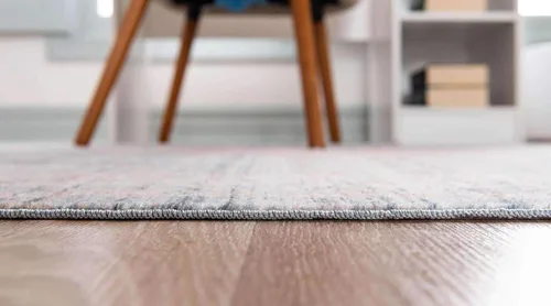 Vista 5 de Unique Loom Noble Collection - Alfombra de área tradicional, envejecida, vintage, geométrica, con borde (2' 2 x 3' 0 rectangular, azul/beige)