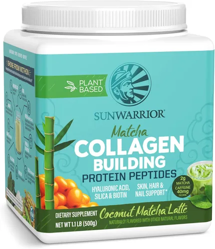 Vista 8 de Polvo de Proteína de Colágeno Vegano para Mujeres con Sílice, Polvo de Colágeno a Base de Plantas con Vitaminas Veganas para Cabello, Piel y Uñas