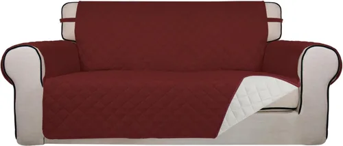 Vista 86 de PureFit - Funda de sofá acolchada reversible, protector de muebles impermeable, funda de sofá lavable con espuma antideslizante y correas elásticas