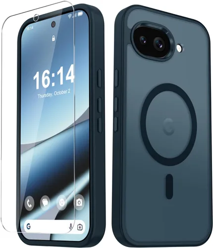 Vista 1443 de Funda para Google Pixel 10 Pro XL, cubierta magnética mate, color negro Fit for MagSafe, Screen Protector included, Shockproof Military Grade