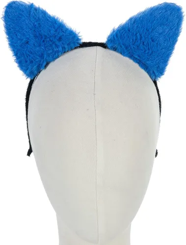Vista 2 de Merroyal Juego de diadema con orejas de gato, accesorios de Halloween para disfraz de gato