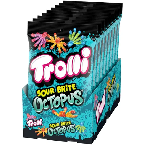 Vista 16 de Trolli Sour Bursting Crawlers - Caramelos de gomitas ácidas, 4.25 onzas (Paquete de 12)