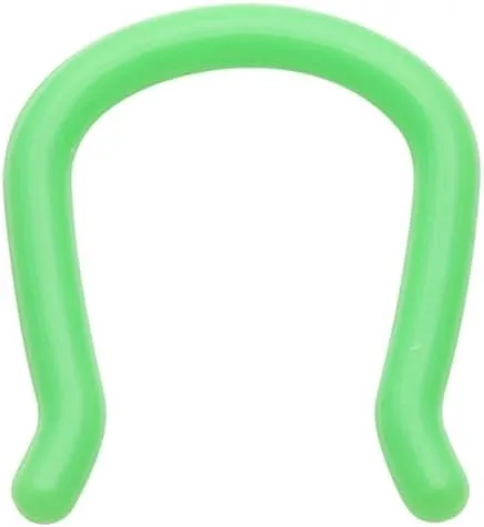 Vista 9 de Pierced Owl - Retenedor de anillo de septum flexible Bioflex de tacto suave de 14-16GA