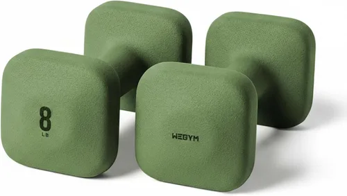 Vista 36 de WeGym Square Dumbbells for Home Gym, Hand Weights for Strength Training