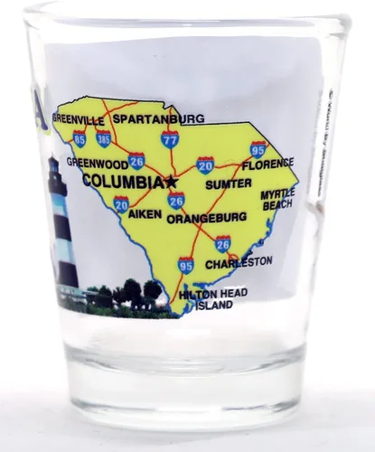 Vista 2 de South Carolina The Palmetto State All-American Collection - Vaso de chupito