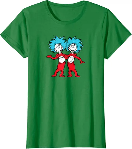 Vista 46 de Dr. Seuss Thing 1 Thing 2 Buddies - Camiseta Negro