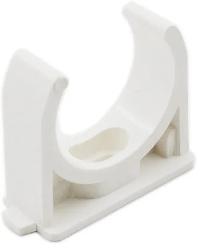 Vista 8 de 50 clips de sujeción de tubería de PVC, soporte de tubo de agua en forma de U, tubos de agua y mangueras de tubo, anillo a presión con parte