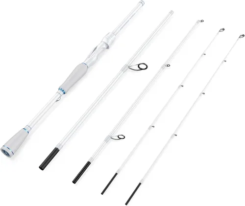 Vista 11 de KastKing Centron Lite Travel Fishing Rods, Portable 4/5 Piece Spinning & Casting Rods, Extra Twin-Tip, IM6 Graphite Blanks, Stainless Steel Guides