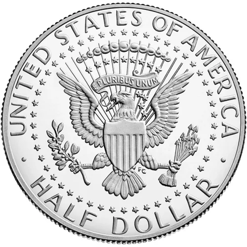 Vista 2 de 2021 S Clad Proof Kennedy Half Dollar - Ultra Cameo Proof