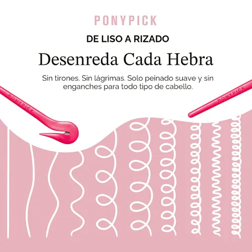 Vista 4 de THE PONY PICK - Herramienta de corte de bandas elásticas para el cabello, fácil de usar, sin dolor, sin daños en el cabello, herramienta de corte
