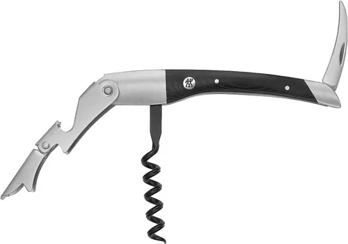 Vista 6 de ZWILLING Henckels Sommelier Accessories - Sacacorchos de camarero clásico con mango de micarta, acero inoxidable