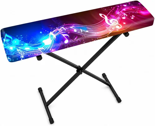 Vista 9 de Nuxovilar Funda Piano Teclado Seda Leche VC04236-S Protector elástico para teclado, funda de polvo para instrumentos digitales, espacio de estudio
