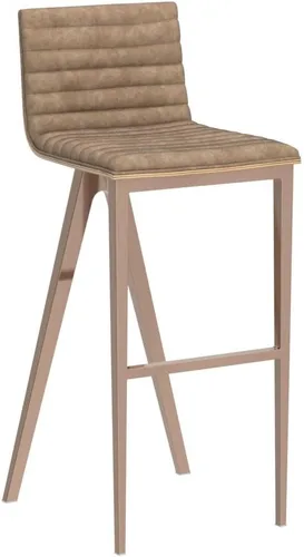 Vista 7 de Safavieh Home Collection McKay Taburete de bar marrón y cobre de 28 pulgadas