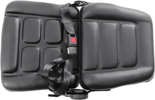 Vista 4 de Asiento de carretilla elevadora ajustable universal con cinturón de seguridad, asiento trasero de tractor de ángulo ajustable para tractor
