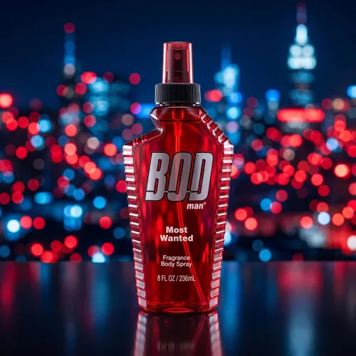 Vista 5 de BOD man Fragancia corporal en aerosol, Most Wanted, 8 fl oz
