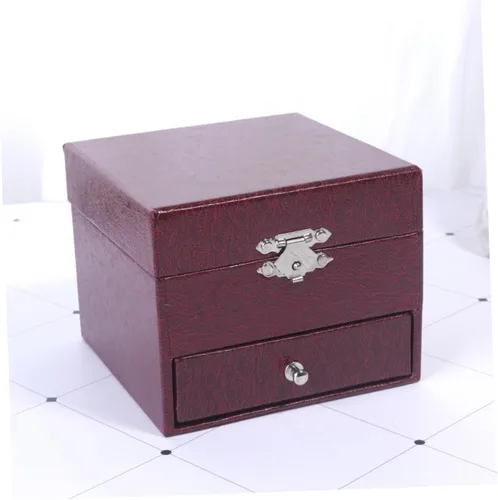 Vista 8 de BESTOYARD Caja de joyería musical para niños, organizador de almacenamiento para juguetes, contenedor de almacenamiento de joyas para niños