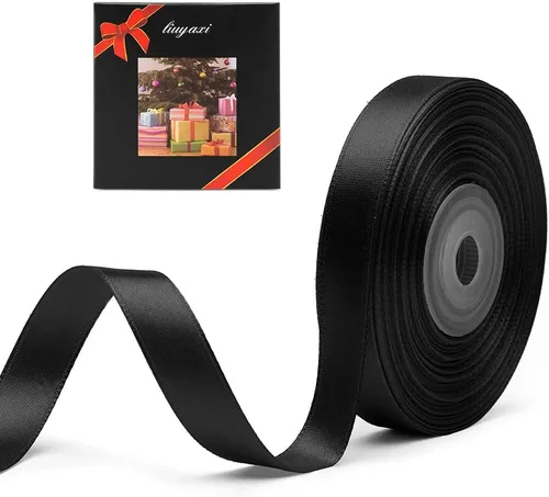 Vista 35 de Cinta de satén verde manzana de doble cara de color sólido de 1/2 pulgada x 25 yardas, cintas perfectas para manualidades, decoración de bodas