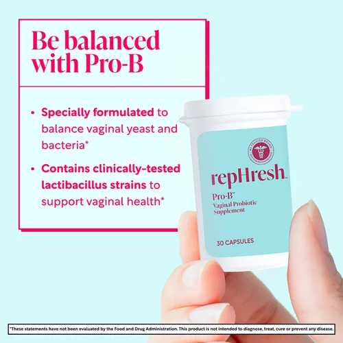 Vista 3 de Rephresh Pro-B suplemento Probiotico femenino, 30 cápsulas, LIL302968, paquete de de 1, 1, 1