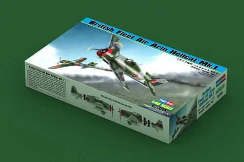 Vista 2 de Hobby Boss Kit de construcción de modelo de avión Hellcat Mk.I de la flota británica