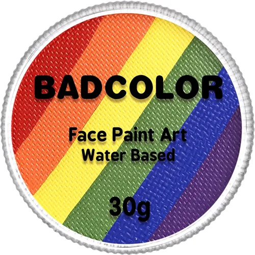 Vista 15 de Pintura facial negra (1.06 onzas), kit de pintura facial activada por agua para niños y adultos, paleta de pintura facial de maquillaje SFX