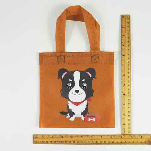 Vista 2 de BANBALLON 20 bolsas de golosinas para perros – Bolsas de golosinas no tejidas para cachorros para niños y baby showers, suministros para fiestas