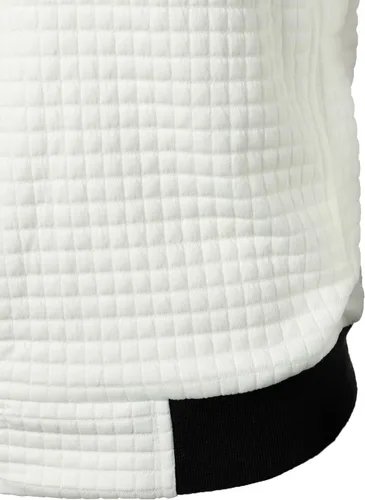 Vista 6 de HOOD CREW Chaquetas casuales ligeras para hombre, chaqueta de bombardero universitario con cremallera