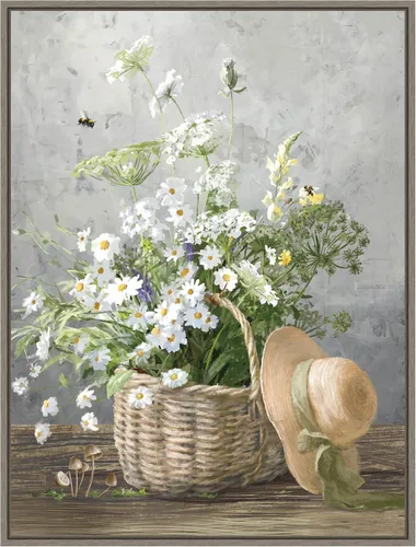 Vista 19 de Amanti Art Lienzo enmarcado para pared, 24 x 18 pulgadas, casa de campo de jardinería III por Danhui Nai, lienzo enmarcado para pared, obras de arte