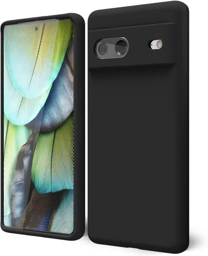 Vista 110 de oakxco para Google Pixel 6A Funda de teléfono de silicona líquida, diseño estético lindo y delgado para mujer y niña, cubierta de gel suave, lisa