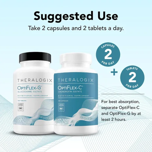 Vista 3 de Theralogix OptiFlex Complete - Salud de las articulaciones, certificado NSF