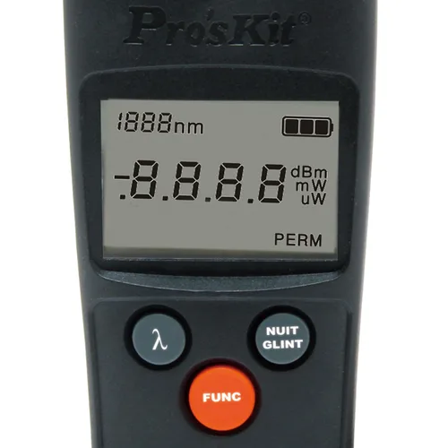 Vista 3 de Pro'sKit MT-7602 Multimetro de potencia de fibra óptica 4 en 1