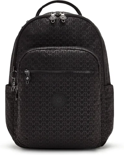 Vista 77 de Mochila Kipling Seoul extra grande para laptop de 17", Grande True Blue Tonal 2