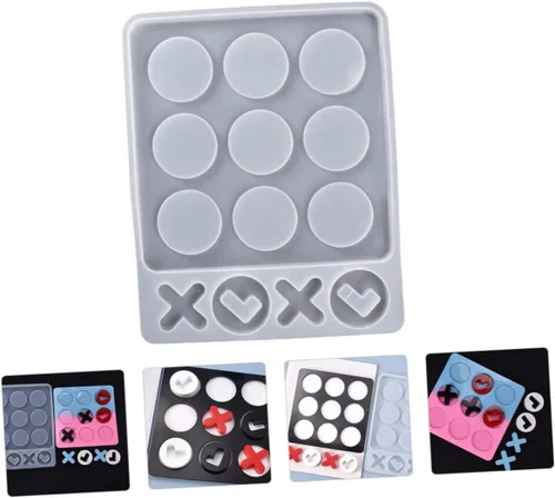 Vista 2 de Game Night Essential: molde manual de silicona blanco seguro para niños y niñas