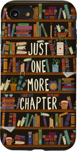 Vista 13 de Funda para iPhone 11 Pro Max Just One More Chapter Book Reading Lover Bookworm Book Nerd